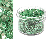 Peridot Vintage Glass Glitter (Shards) 1 oz.