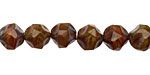 Czech Glass Dark Cartoon Chandelier Cut 8mm