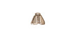 TierraCast Antique Silver (plated) Faceted Cone 8x9mm