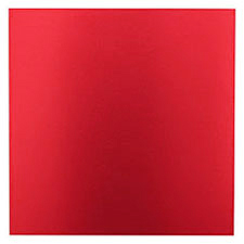 Lillypilly Red Anodized Aluminum Sheet 3"x3", 24 gauge