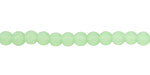 Light Opaque Green Recycled Glass Round 4mm