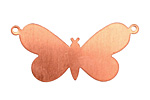 Copper Butterfly Link Blank 38x18mm