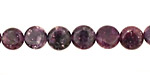 Lepidolite Puff Coin 8mm