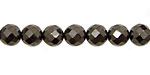 Hematite Faceted Round 8mm