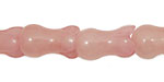 Rose Quartz Carved Tulip 18x10mm