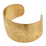 Brass Smooth Cuff 60x35mm