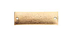 Nunn Design Antique Gold (plated) Flat Large Thin Tag Link 9x30mm