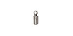 Gunmetal Fold Over Crimp End 11x4mm
