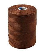 C-Lon Brown Micro (.12mm) Bead Cord