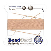Light Pink Griffin Nylon Beading Cord Size 4, 2 meters