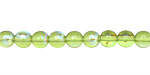 Czech Glass Olivine AB Round 6mm