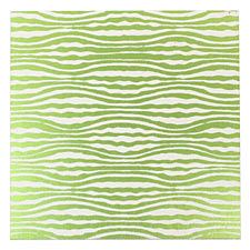 Lillypilly Lime Green Zebra Anodized Aluminum Sheet 3"x3", 24 gauge