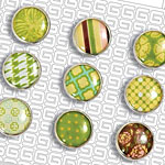 Buttercup Glazed Buttons 12mm