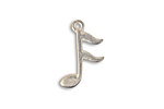 Vintaj Pewter Music Note 14x21mm