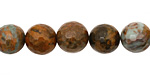 Copper Green Opal Faceted Round 10mm