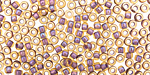 TOHO Light Topaz (with Opaque Lavender Lining) Round 8/0 Seed Bead