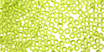 TOHO Transparent Lime Green Round 8/0 Seed Bead