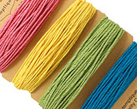 Razzle Dazzle Hemp Twine 20 lb, 29.8 ft x 4 colors
