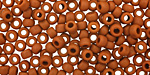 TOHO Opaque Frosted Terra Cotta Round 6/0 Seed Bead