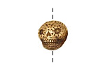 Green Girl Bronze Sugar Skull 15mm
