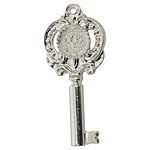 Nunn Design Sterling Silver (plated) Small Key Pendant 48x21mm