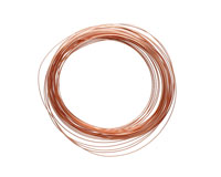 Soft Flex Non-Tarnish Copper Half Round Craft Wire 21 gauge, 7 yards