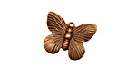 Stampt Antique Copper (plated) Butterfly Charm 19x15mm