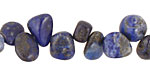 Lapis Tumbled Nugget Drop 7-12x9-17mm