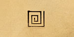 Square Spiral Metal Stamp 5mm