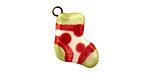 Jangles Ceramic White Stocking Charm 15x17mm