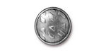 TierraCast Antique Pewter (plated) Rock & Roll Snap Cap 18mm