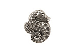 Green Girl Pewter Seahorse Button 18x23mm