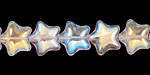 Czech Glass Crystal AB Star 12mm