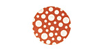 Lillypilly Bronze Scattered Dots Anodized Aluminum Disc 19mm, 24 gauge