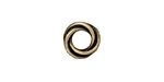 TierraCast Antique Brass (plated) Twisted Spacer 2x12mm
