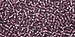 TOHO Medium Amethyst (with Frosted Silver Lining) Round 11/0 Seed Bead