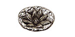 Green Girl Pewter Lotus Blossom 28x19mm