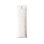 Nunn Design Antique Silver (plated) Flat Grande Thin Tag 13x37mm