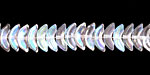 Czech Glass Crystal AB Small Angel Wings 4x10mm