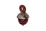 Grace Lampwork Sequoia Dusk Acorn 17x28mm