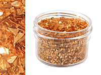 Amber Vintage Glass Glitter (Shards) 1 oz.