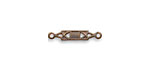 Vintaj Natural Brass Deco Bar 2-Hole Connector 3x18mm