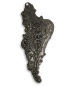 Vintaj Arte Metal Mythical Wing Left Pendant 23x54mm