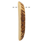 Tagua Nut Parchment Splinter (top-drilled) 6-8x38-48mm