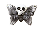 Poison Tree Polymer Clay Grey Death Poetry Butterfly 35-36x26-27mm