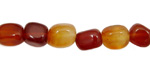 Carnelian (natural) Tumbled Nugget 8-11x7-10mm