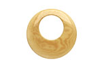 Tagua Nut Parchment Gypsy Hoop 25mm