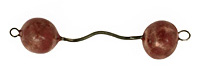 Jangles Ceramic Red Wavy Link 56-67x11-12mm