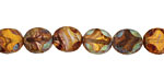 Czech Glass Sunday Breakfast Table Cut Oval 9x8mm