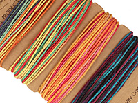 Variegated #3 Hemp Twine 20 lb, 29.8 ft x 4 colors